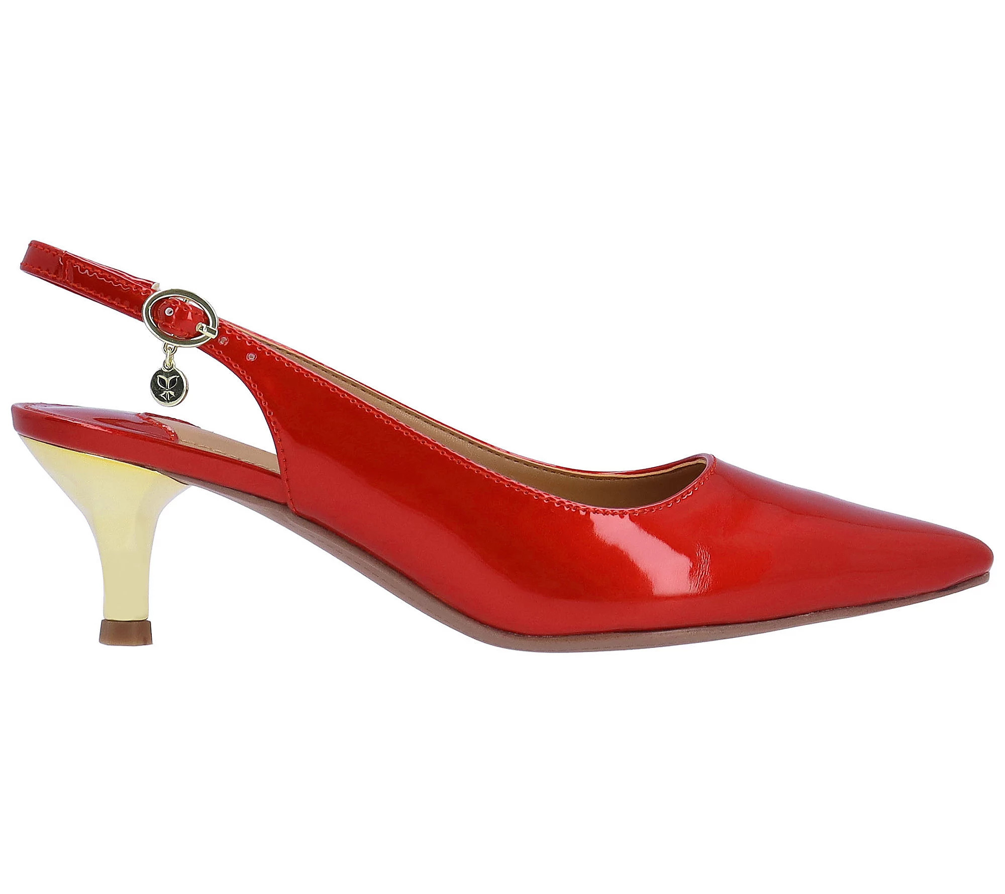 J. Renee' Slingback Pump - Ferryanne Synthetic Patent | QVC