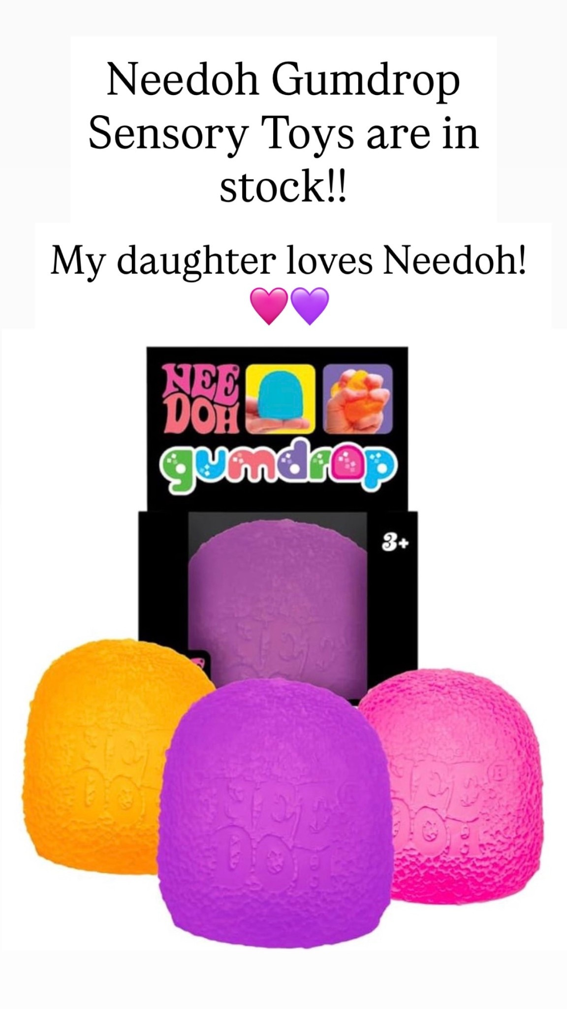 NeeDoh Gumdrop Textured Sensory Fidget Toys 

#LTKKids