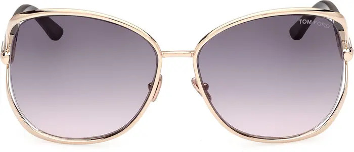 Marta 62mm Oversize Round Sunglasses | Nordstrom