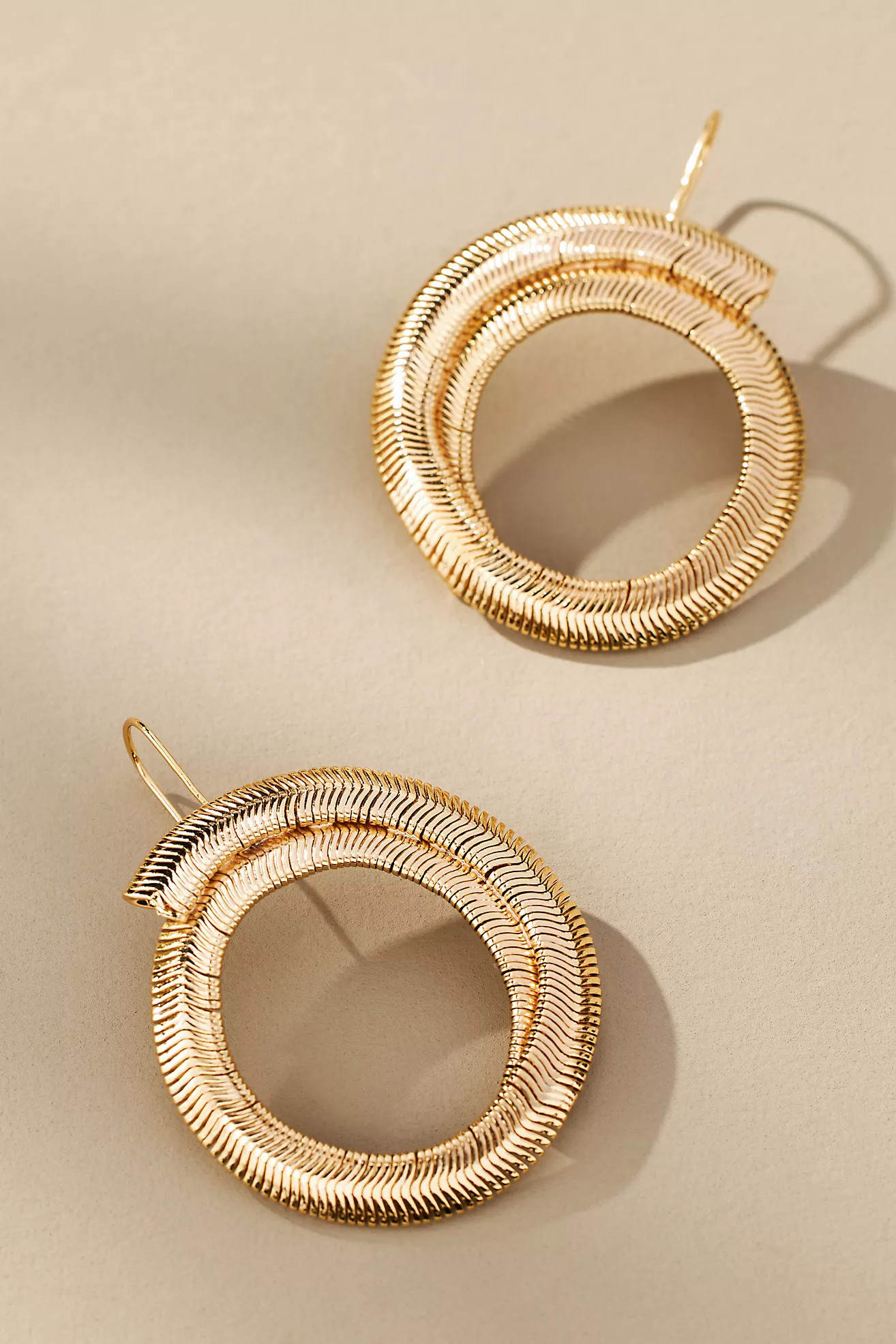 Textured Circular Earrings | Anthropologie (US)