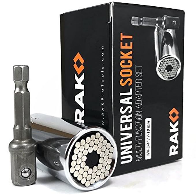 RAK Universal Socket Grip (7-19mm) Multi-Function Ratchet Wrench Power Drill Adapter 2Pc Set - Best  | Amazon (US)