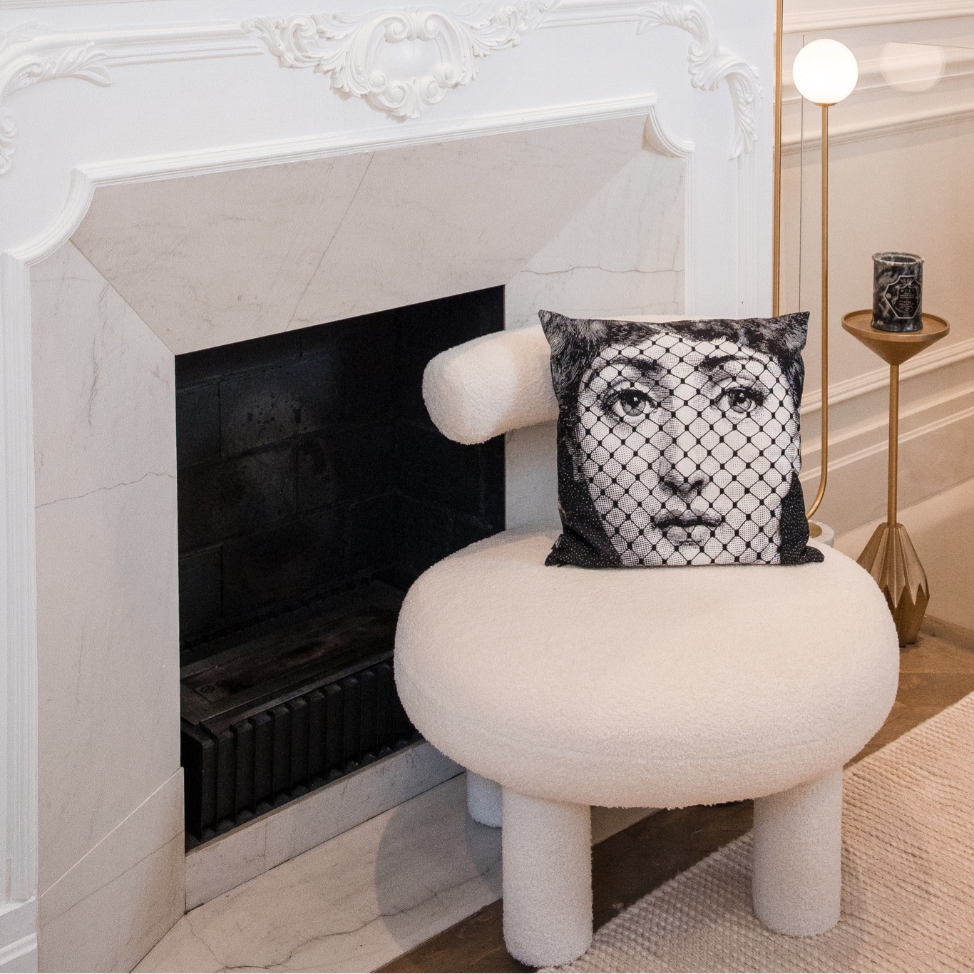 I love this pillow and chair that really add a unique twist. Chair on my Amazon store front! 

#LTKhome