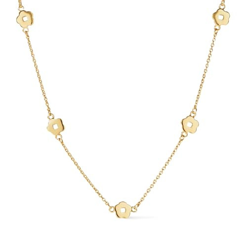Ana Luisa Jewelry Gold Necklace for Women - Gold Chain Necklaces With Flower and Heart Styles - Minimalist & Chic Layering Chain Necklaces - Hypoallergenic - Valentine's Day Gifts for Her | Amazon (US)