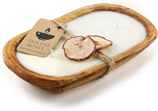 Hot Apple Pie Soy Candle - 3 Wick Candle Essential Oil Wax Melts, Rustic Farmhouse Decor Odor Eli... | Amazon (US)