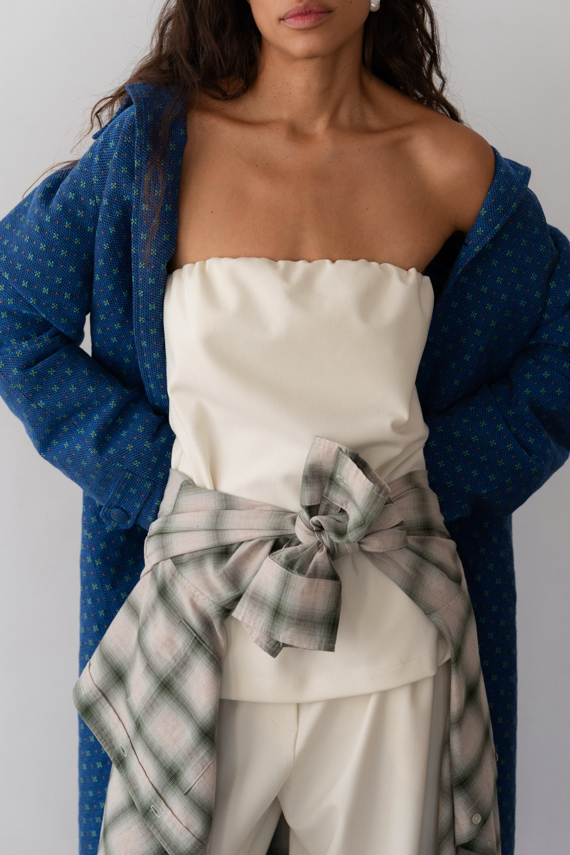 The Flannel Tube Top | DONNI.