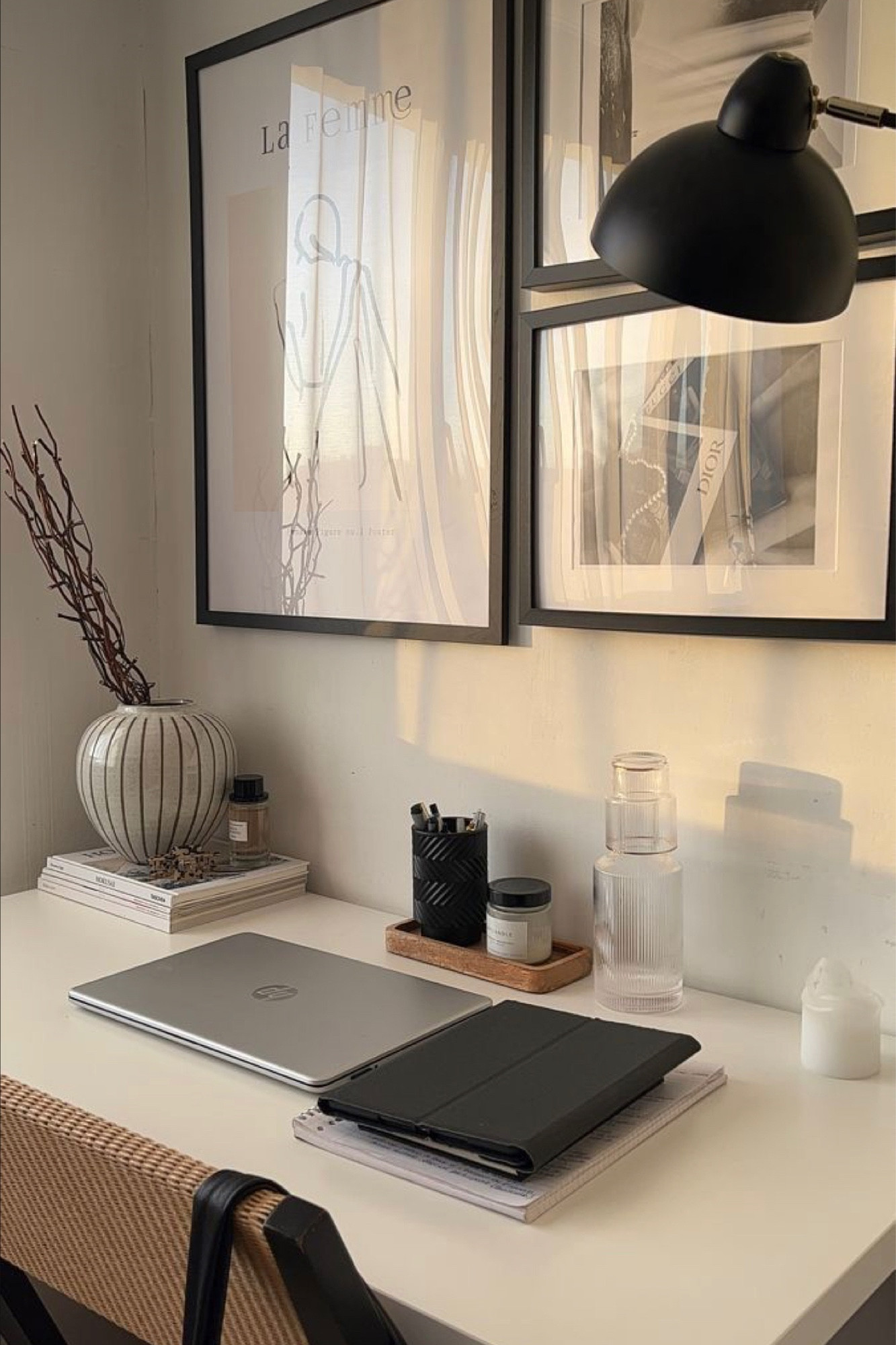 Home
Office
Home office
Work from home
Desk
Laptop stand
Decor
Styling 
Books
Office chair
Office desk

#LTKhome #LTKworkwear