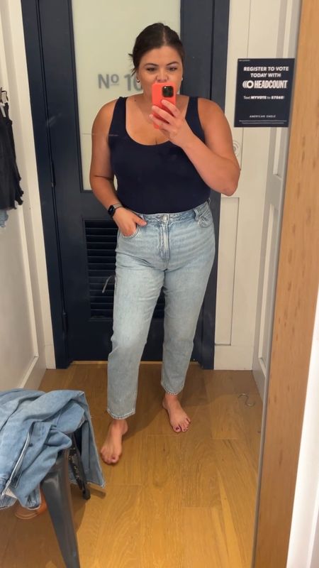 The best American Eagle jeans for Apple shaped body. Distressed mom jeans, 90s jeans from American Eagle all size 14 

All jeans on sale 

#LTKunder50 #LTKcurves #LTKsalealert