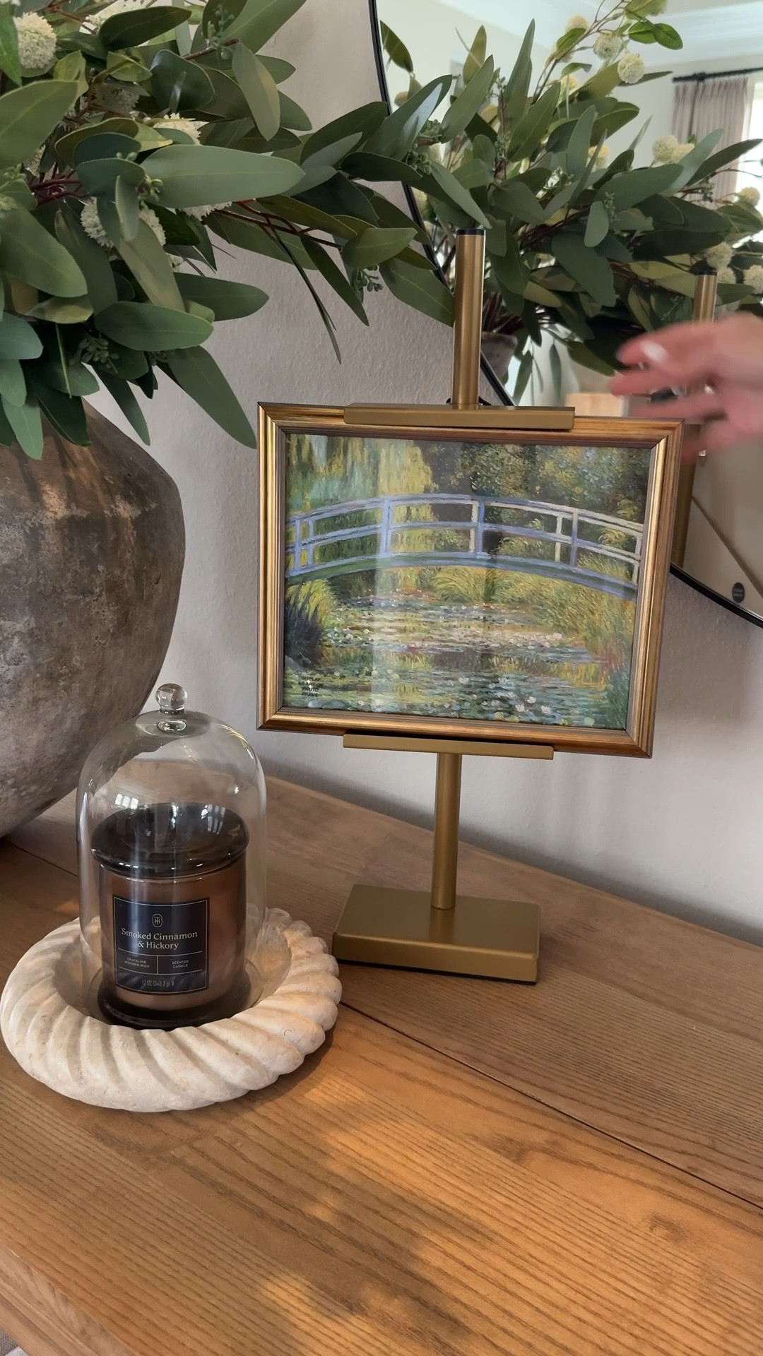 Bringing a little spring magic into my home with this Monet-inspired art 🌿🎨 paired with the prettiest easel—it instantly elevates the space and makes it feel so soft, light, and curated. I love how this combo adds that timeless, collected look without trying too hard. Such an easy way to refresh a vignette for the season ✨

Linking both pieces for you here 🤍

#LTKhome #LTKspring #monetinspired #homedecorfinds #neutralhome #springrefresh #coffeetablestyling #entrywaydecor #easeldecor #amazonhome #lookforless #organicmodern #shelfstyling #vignetteideas

#LTKSeasonal #LTKHome