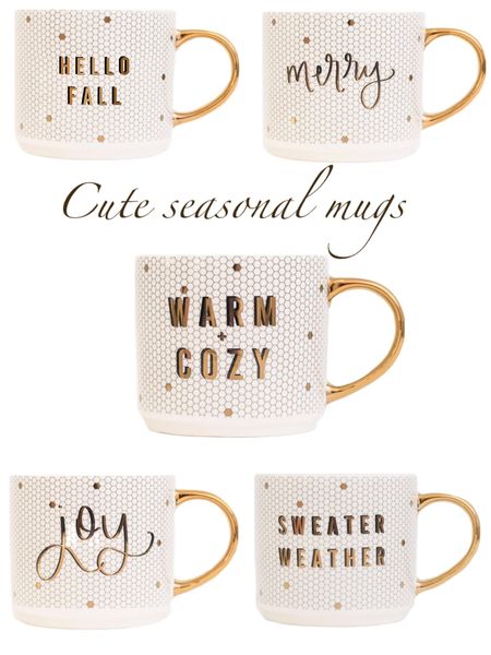 I’ve got a thing for cute mugs ☕️🫶🏼 coffee mug, cute mugs, coffee lover, seasonal mugs, fall mugs, Christmas coffee mug 

#LTKhome #LTKHoliday #LTKGiftGuide