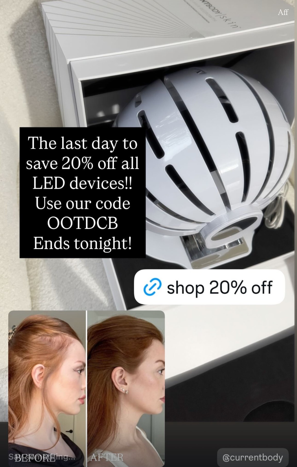 Save 20% off Current Body ends tonight! 

#LTKgiftguide #LTKluxury #LTKbeauty