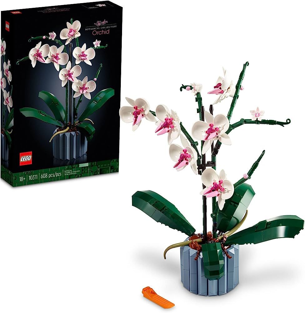 LEGO Icons Orchid 10311 Artificial Plant Building Set with Flowers, Home Décor Accessory for Adu... | Amazon (US)