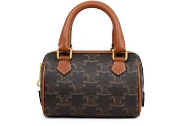 Mini Boston in Triomphe in canvas - CELINE | 24S US