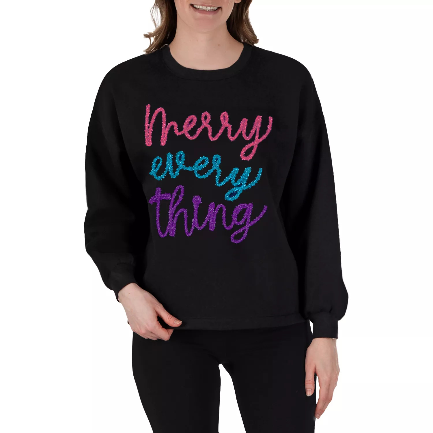 State Of Mine Women's Sparkle Sweatshirt | Sam's Club