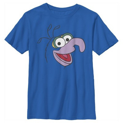 Boy's The Muppets Gonzo Costume Tee  T-Shirt - Royal Blue - X Small | Target