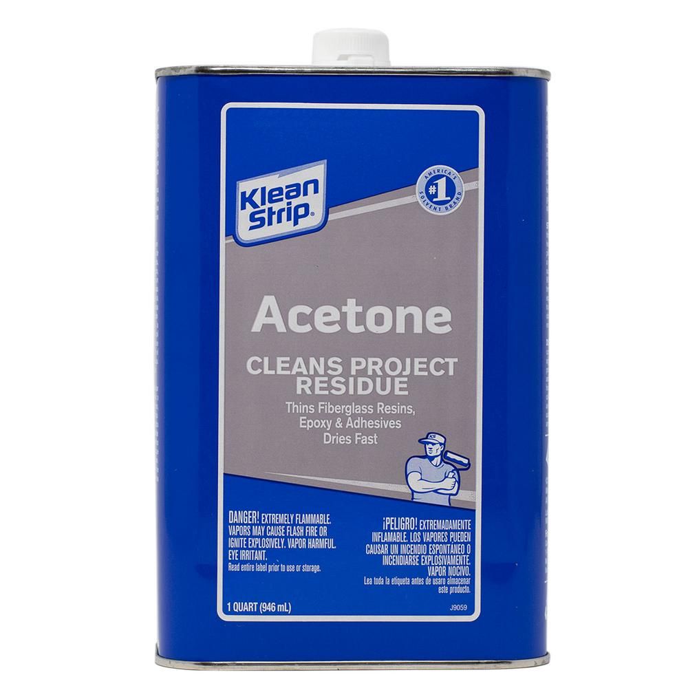 1 qt. Acetone | The Home Depot