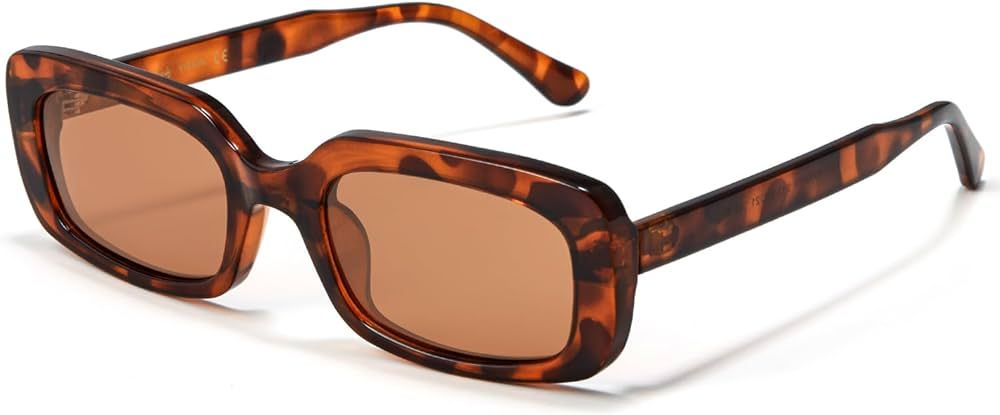 Veda Tinda Vision Rectangle Sunglasses for Women Men Trendy Retro 90s Y2k Sun Glasses UV400 Prote... | Amazon (US)
