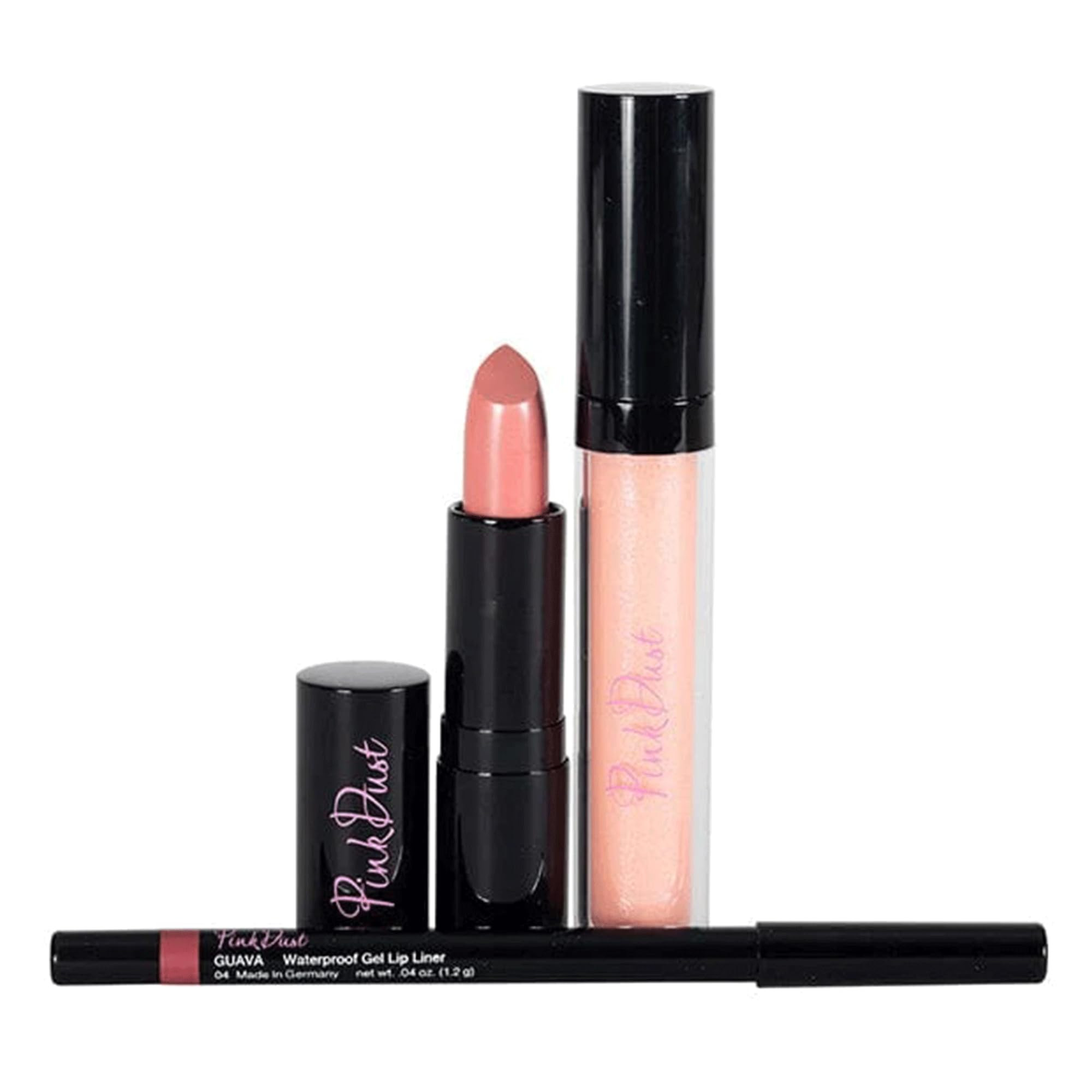 Pink Dust Precious Pink Lip Combo - (Pack of 3) Lips Combo Makeup - Long Lasting, Lipstick, Liqui... | Amazon (US)