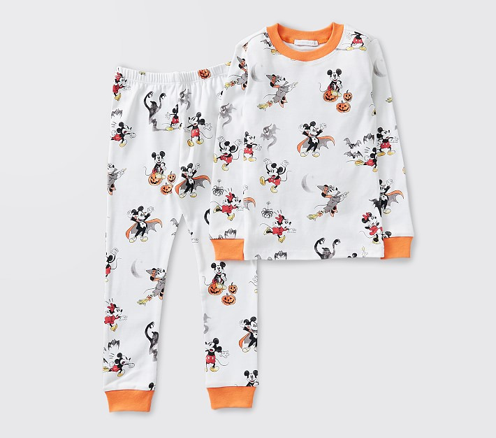 Disney Mickey Mouse Halloween Organic Pajama Set | Pottery Barn Kids | Pottery Barn Kids