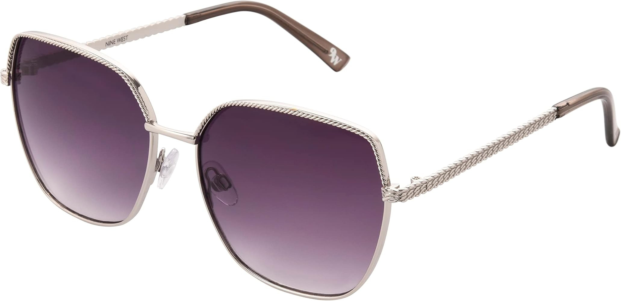 Nine West Women's Cheri Square Sunglasses | Amazon (US)