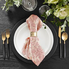 Antique Brass Napkin Rings, Set of 4 | Williams-Sonoma