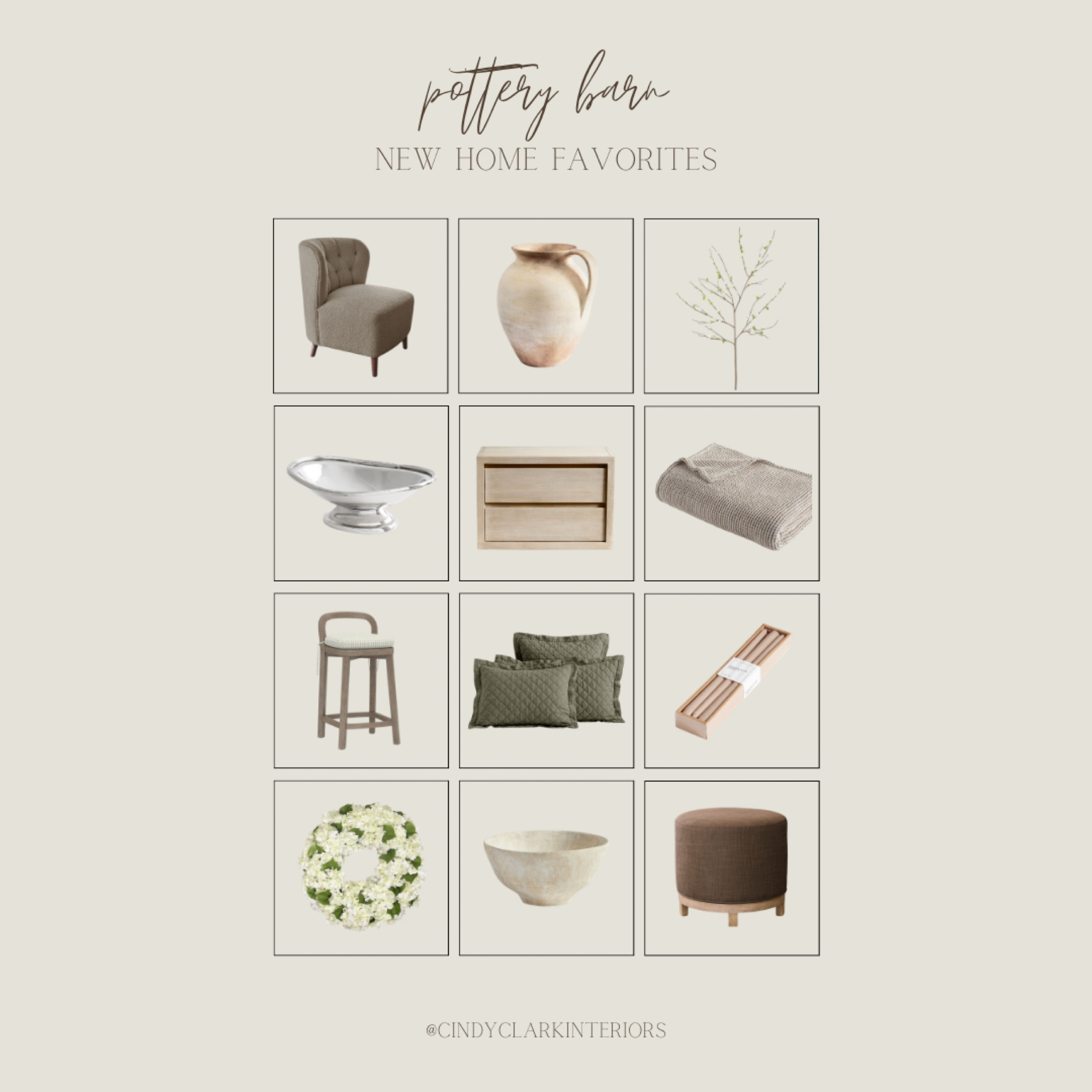 Pottery Barn new finds and arrivals! All of these Pottery Barn finds are perfect if you’re wanting to refresh your home for the spring months ahead. I love this terracotta jug vase, these oversized cherry blossom stems, and this hydrangea wreath is so beautiful.

#LTKhome #LTKstyletip