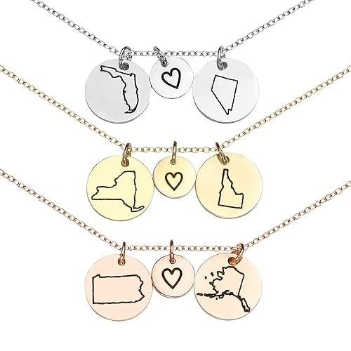 Best Friend Gifts Graduation Gift Personalized gift For Women Long Distance Friendship Jewelry St... | Amazon (US)