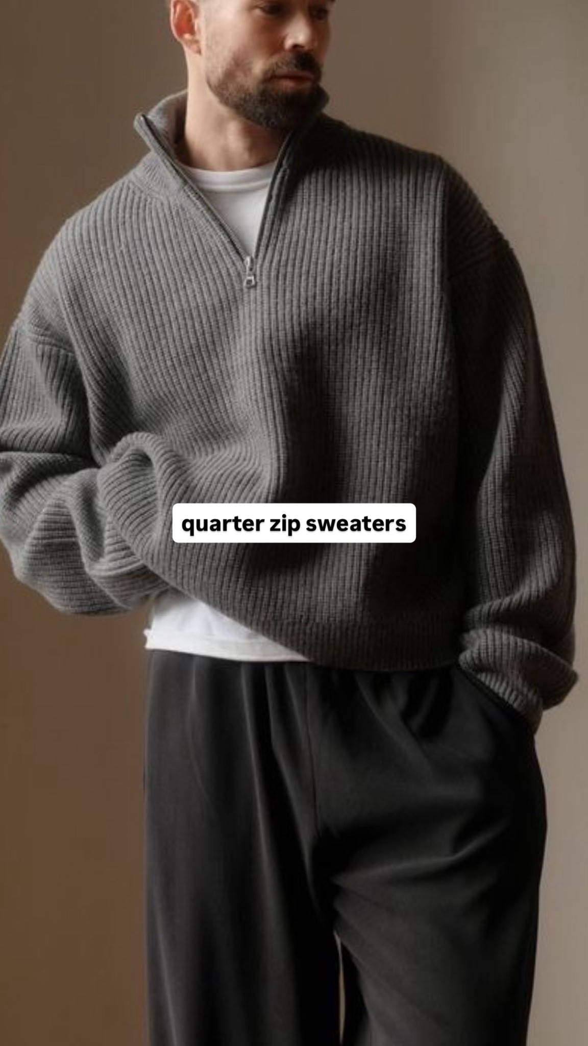 quarter zip sweaters for men!

#LTKMens