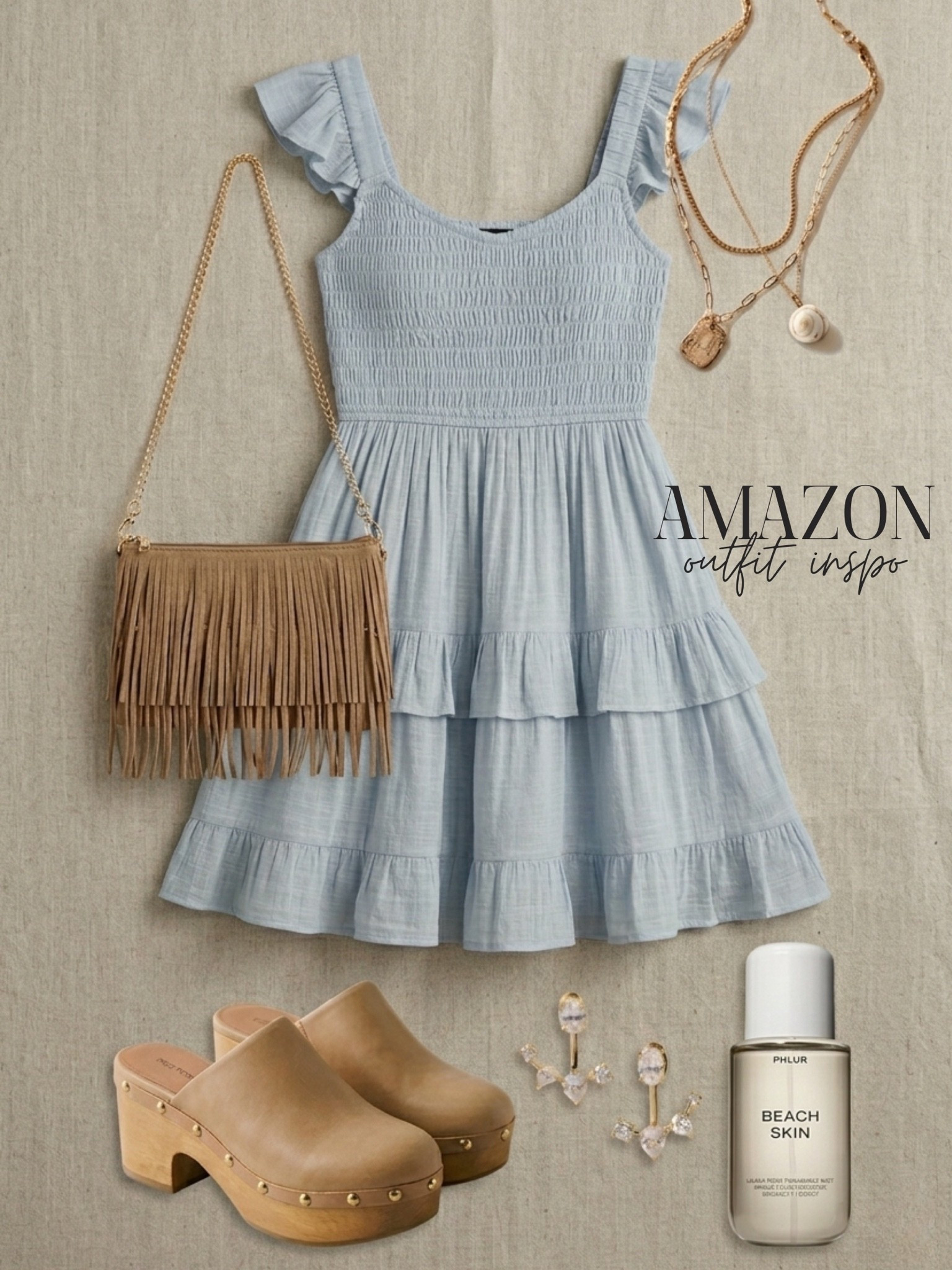 This Amazon dress is DREAMY! I added boho accessories to dress it down, but you could totally dress it up too.

#LTKootd #LTKgrwm #LTKmomlife