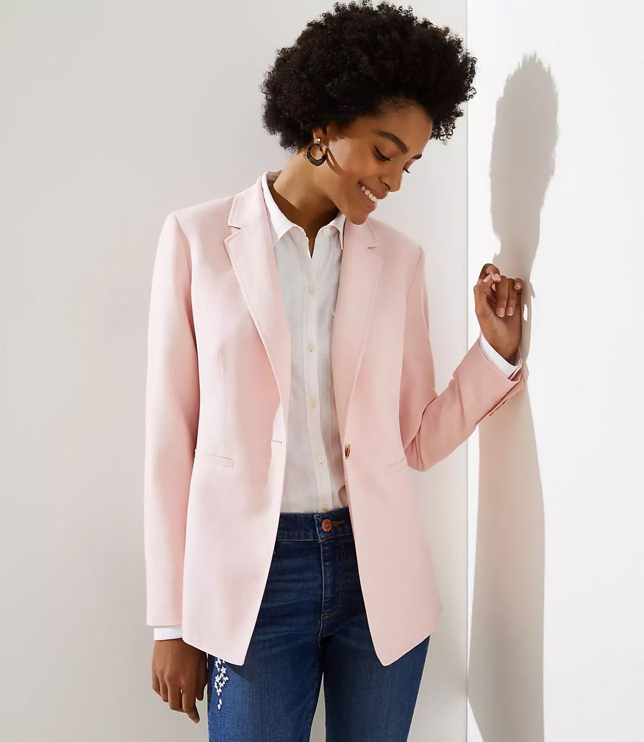 Lightweight Modern Blazer | LOFT