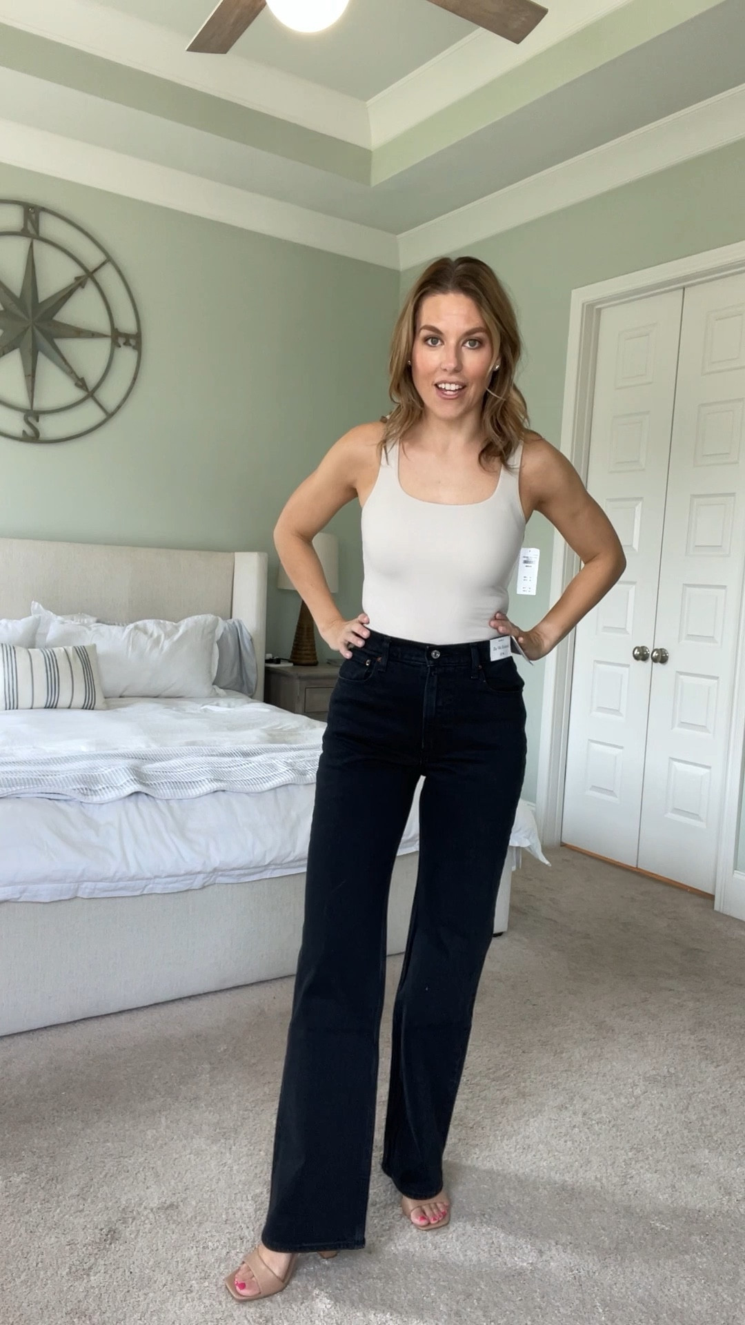 Loving my denim sale finds from Abercrombie. Great transition pieces for fall. 

#LTKSeasonal #LTKover40