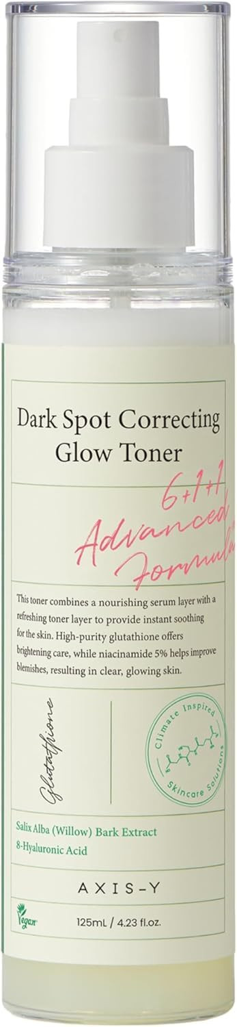 AXIS-Y Dark Spot Correcting Glow Toner - Brightening & Hydrating with 5% Niacinamide, Glutathione... | Amazon (US)