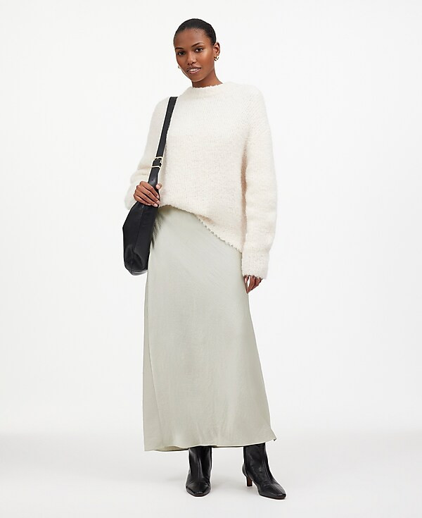 Satin Maxi Slip Skirt | Madewell