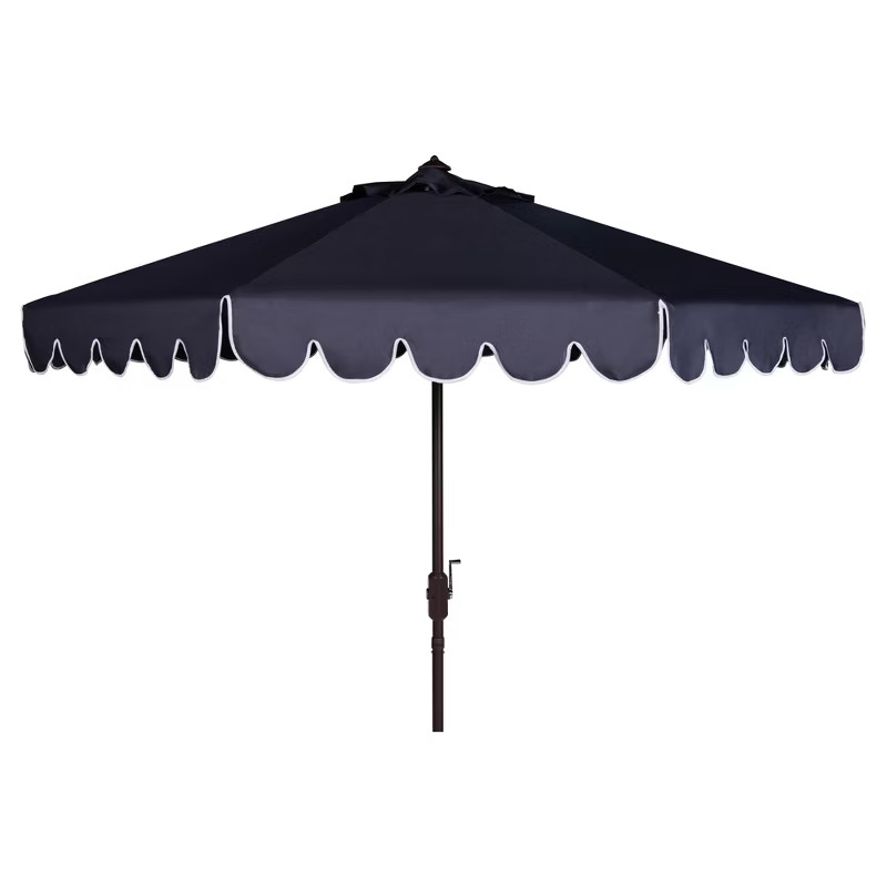 9' Venice Auto Tilt Crank Umbrella - Safavieh | Target