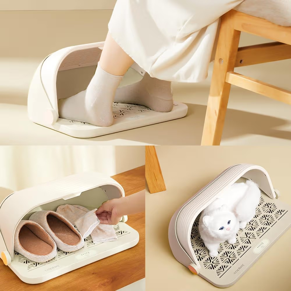 Graphene Boosted Electric Protable Heating Pad,Quick Heating, Safe & Quiet for Foot Warmers, Shoe Drying, Pet Warming - Perfect for Office & Living Room | Amazon (US)