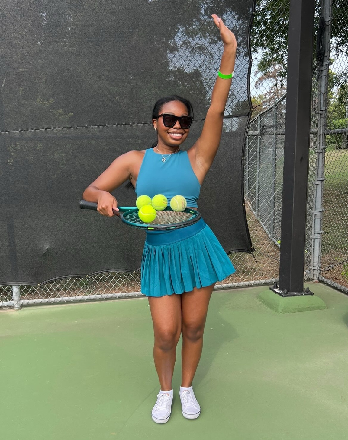 serving on the courts in this Amazon tennis skirt set 🎾👟

#LTKFitness #LTKActive #LTKFindsUnder50