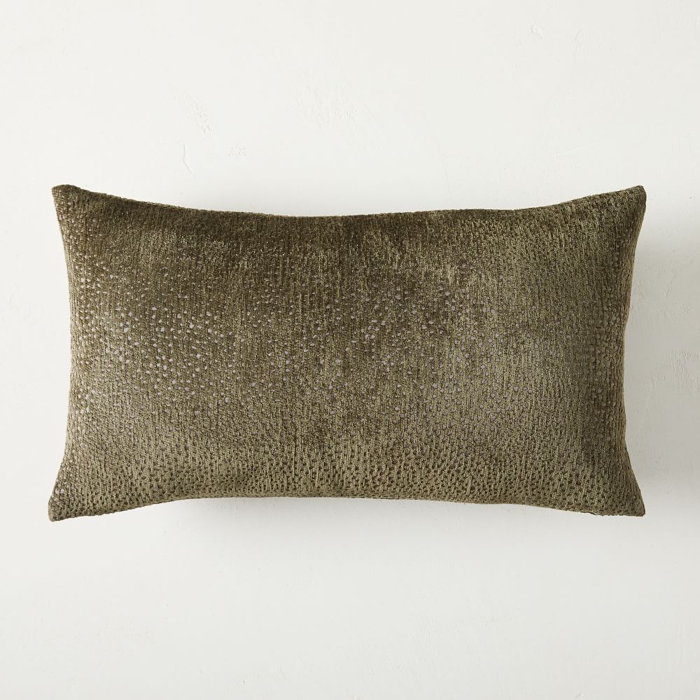 Dotted Chenille Jacquard Pillow Cover | West Elm (US)