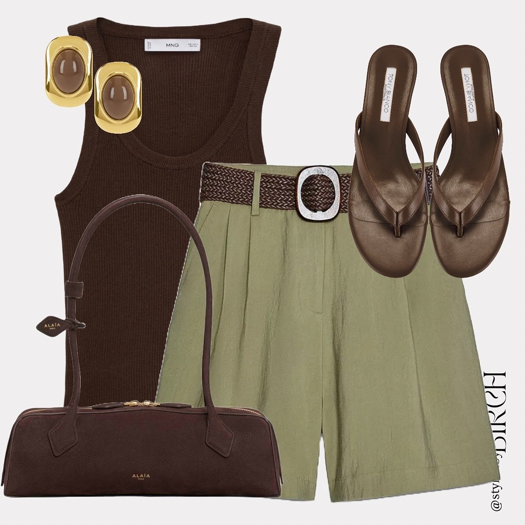 Chocolate and olive = underrated combo. 🫒🤎 

There’s a richness to brown that adds depth, and olive tones it down just enough to keep things grounded. Together, they strike that balance between smart and relaxed  

#LTKsummer #LTKeurope #LTKworkwear