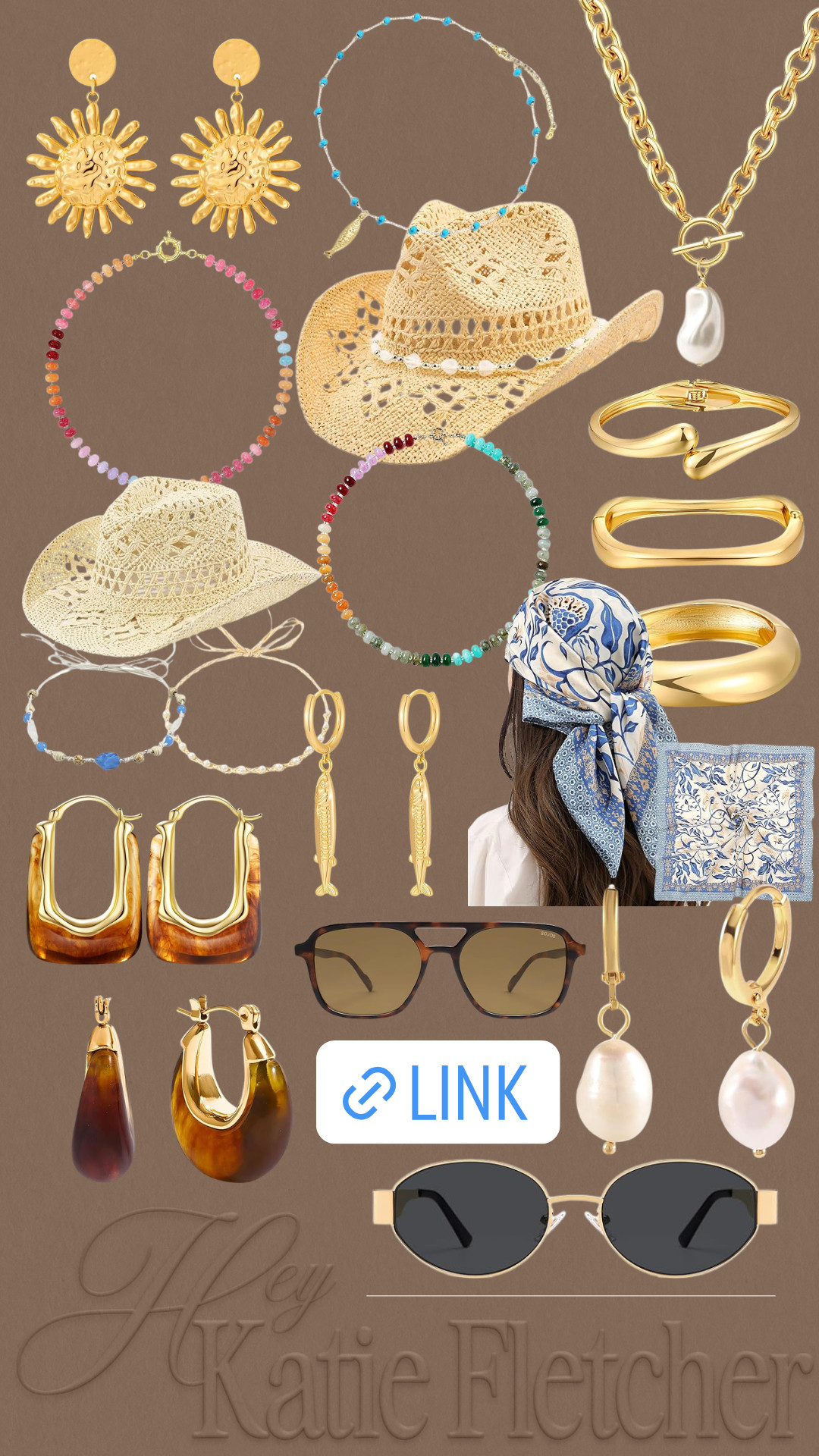Loving these new Spring Break finds from Amazon! ☀️ Beaded necklaces and hats are having their moment and I found some really fun ones!🏝️✨ 

 #LTKSpringSale #LTKSeasonal #LTKTravel