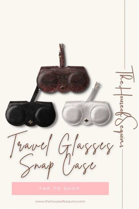 Travel glasses snap case. Amazon finds, Walmart finds. #thehouseofsequins #houseofsequins #tiktok #reels #deals #travel #travelhacks #lifehacks #vacation #airport  