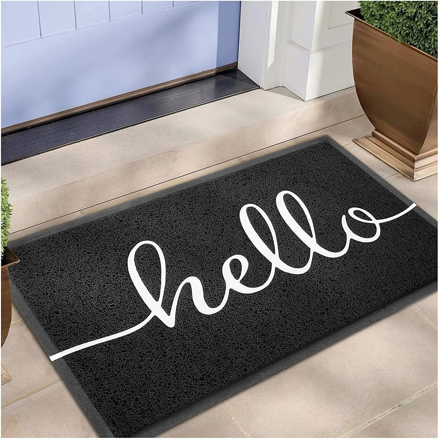 iOhouze Doormat 30"x17.5" Upgraded Outdoor Indoor Hello Front Door Mat Non Slip Welcome Door Mats... | Walmart (US)