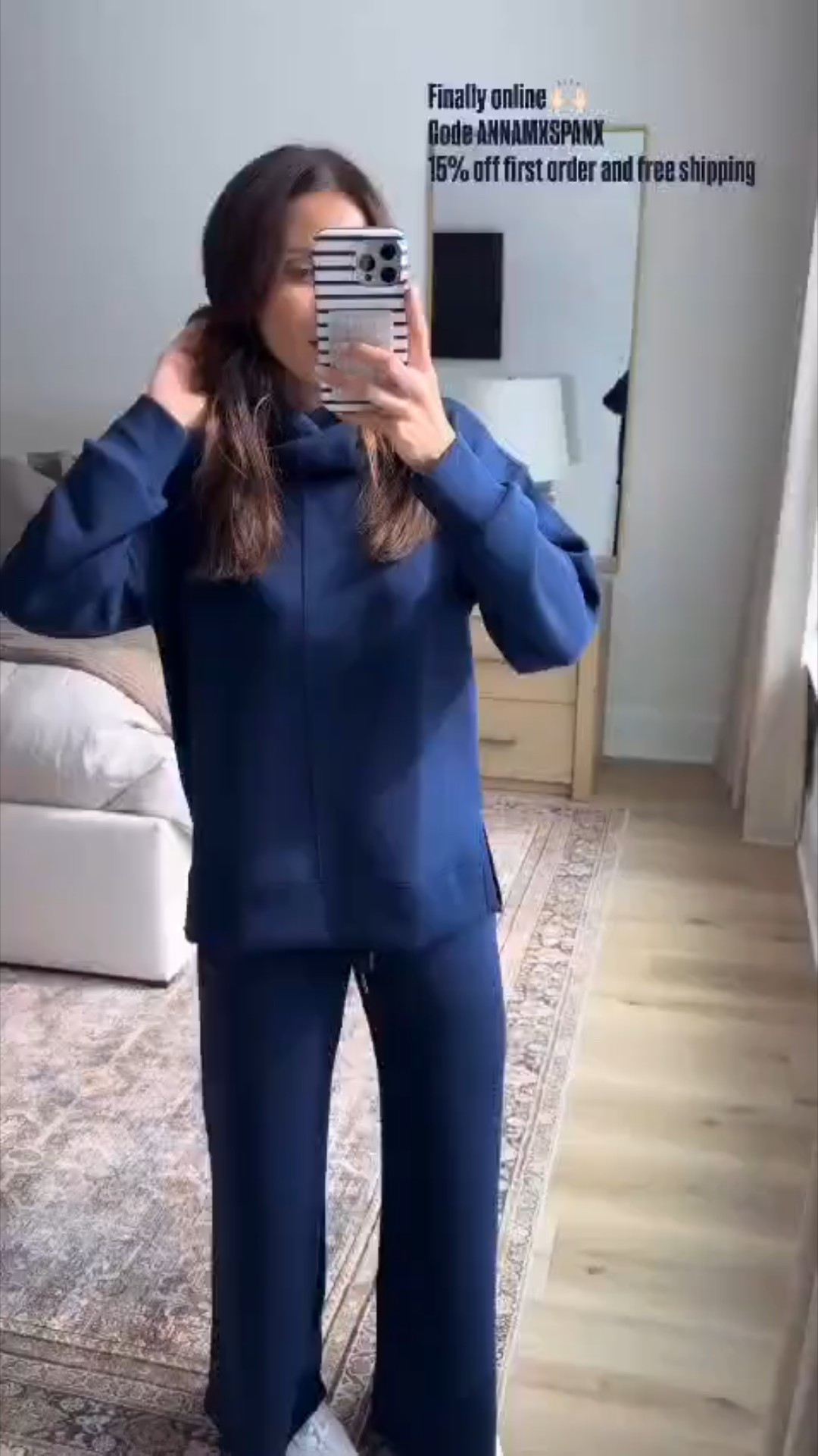 Spanx new arrivals, 15% off for new customers use code ANNAMXSPANX @spanx 

travel outfit, navy outfit idea, loungewear set, airport outfit, spanx outfit ideas, annabrstyle

#LTKStyleTip #LTKSeasonal #LTKOver40