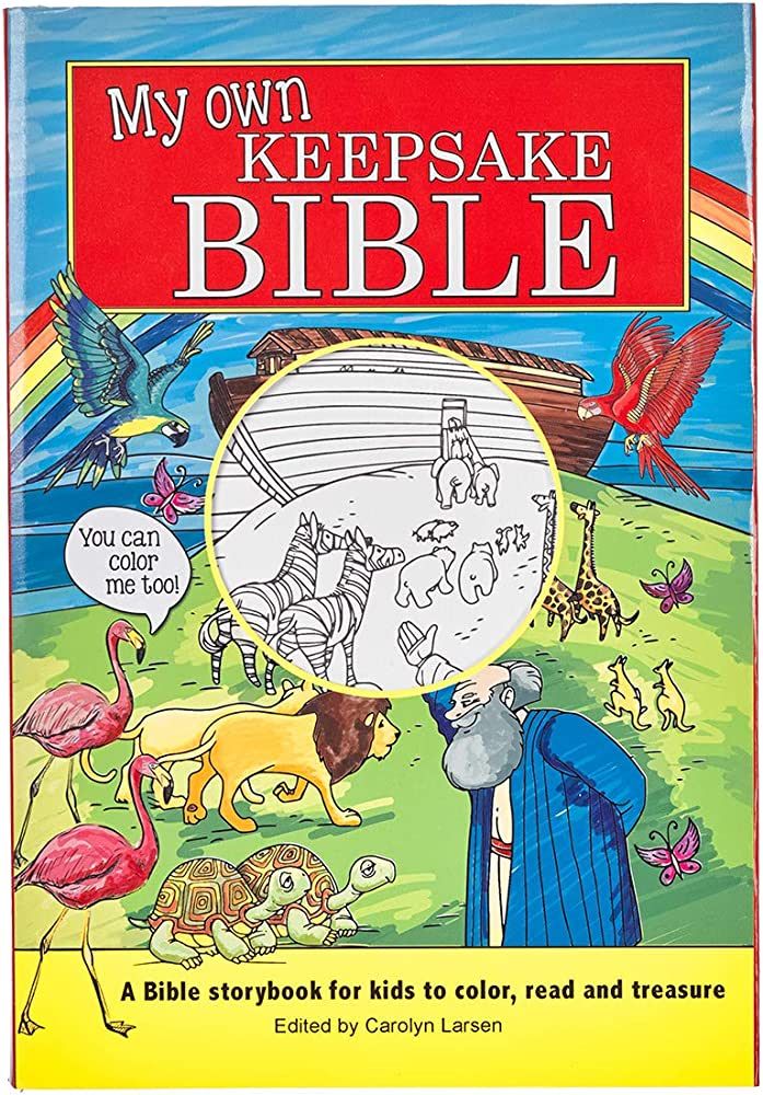 My Own Keepsake Bible: A Kids Bible Storybook to Color | Amazon (US)