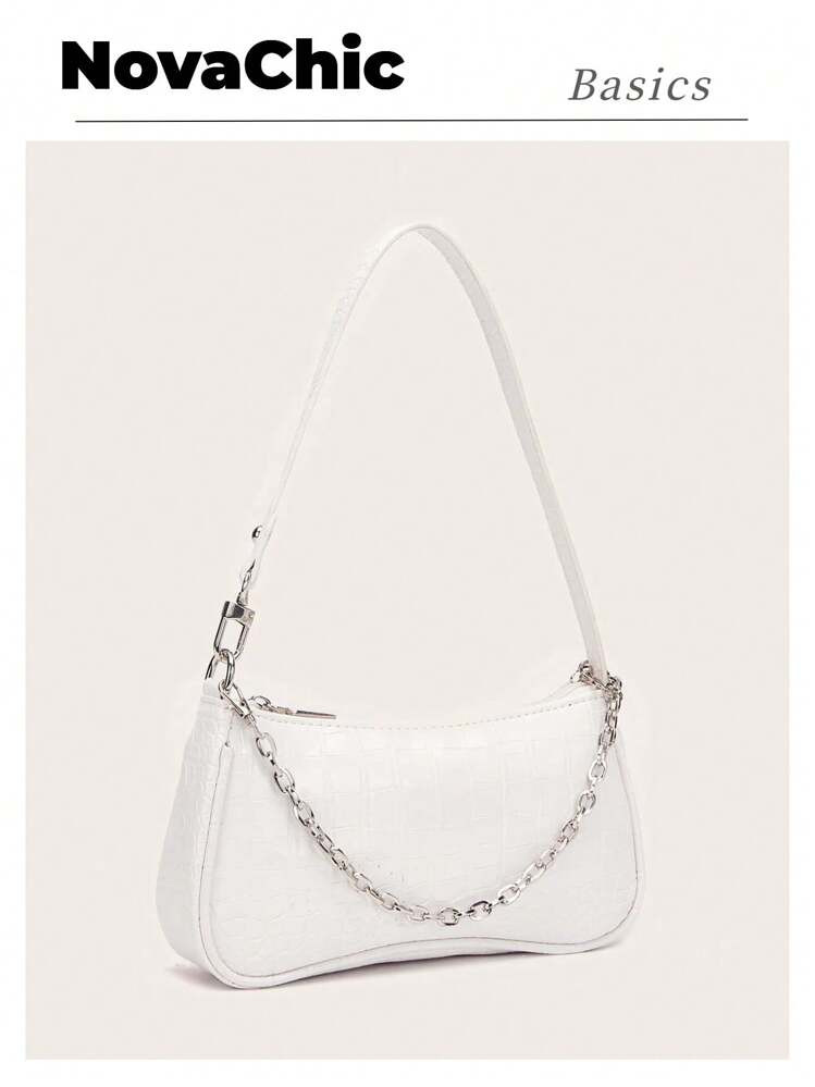 Lightweight,Business Casual Crocodile Embossed Bag For Teen Girls Women College Students,Rookies & White-Collar Workers Perfect For Office,College,Work ,Business,Commute,Outdoors, Travel, Outings | SHEIN
