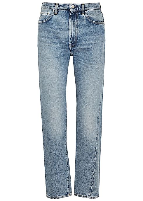 Twisted Seam blue straight-leg jeans | Harvey Nichols (Global)