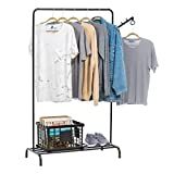 IRIS USA Stylish Standing, Metal Garment, Boutique Style Clothing Rack, Modern, Black | Amazon (US)