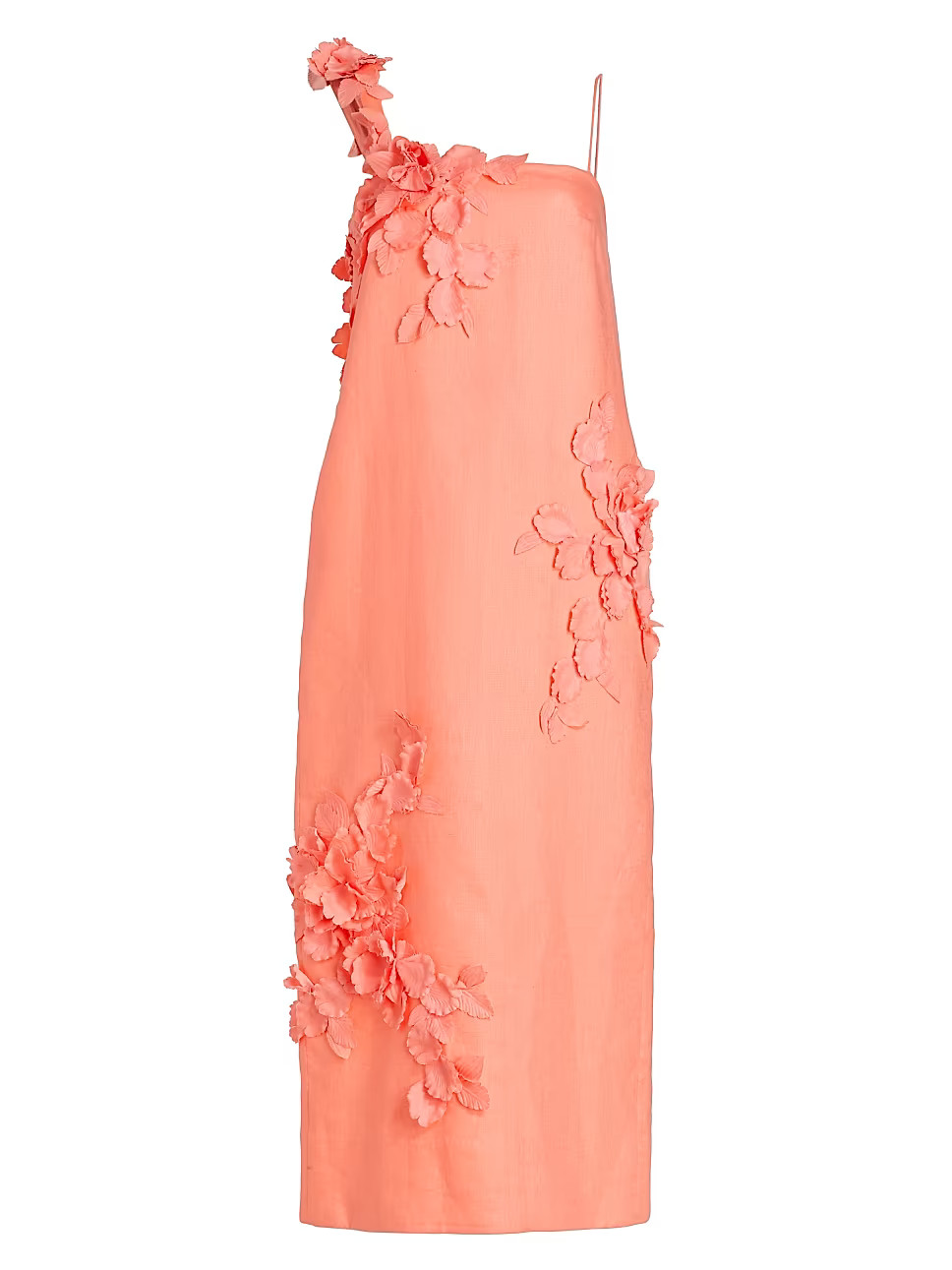 High Tide Floral Linen Midi-Dress | Saks Fifth Avenue