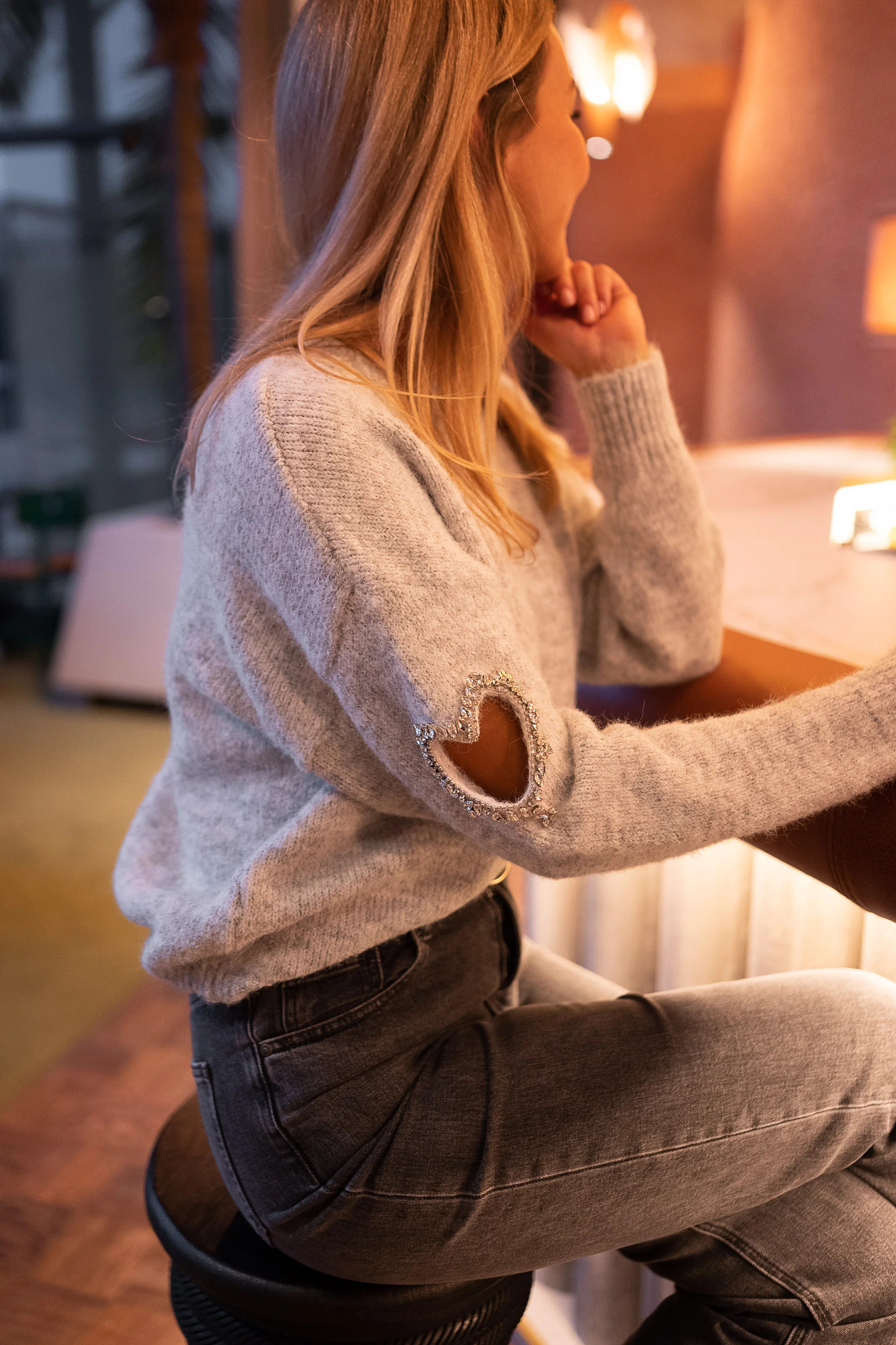Grey Olga Sweater | Easy Clothes