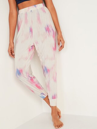 High-Waisted Sunday Sleep Ultra-Soft Jogger Pajama Pants for Women | Old Navy (US)