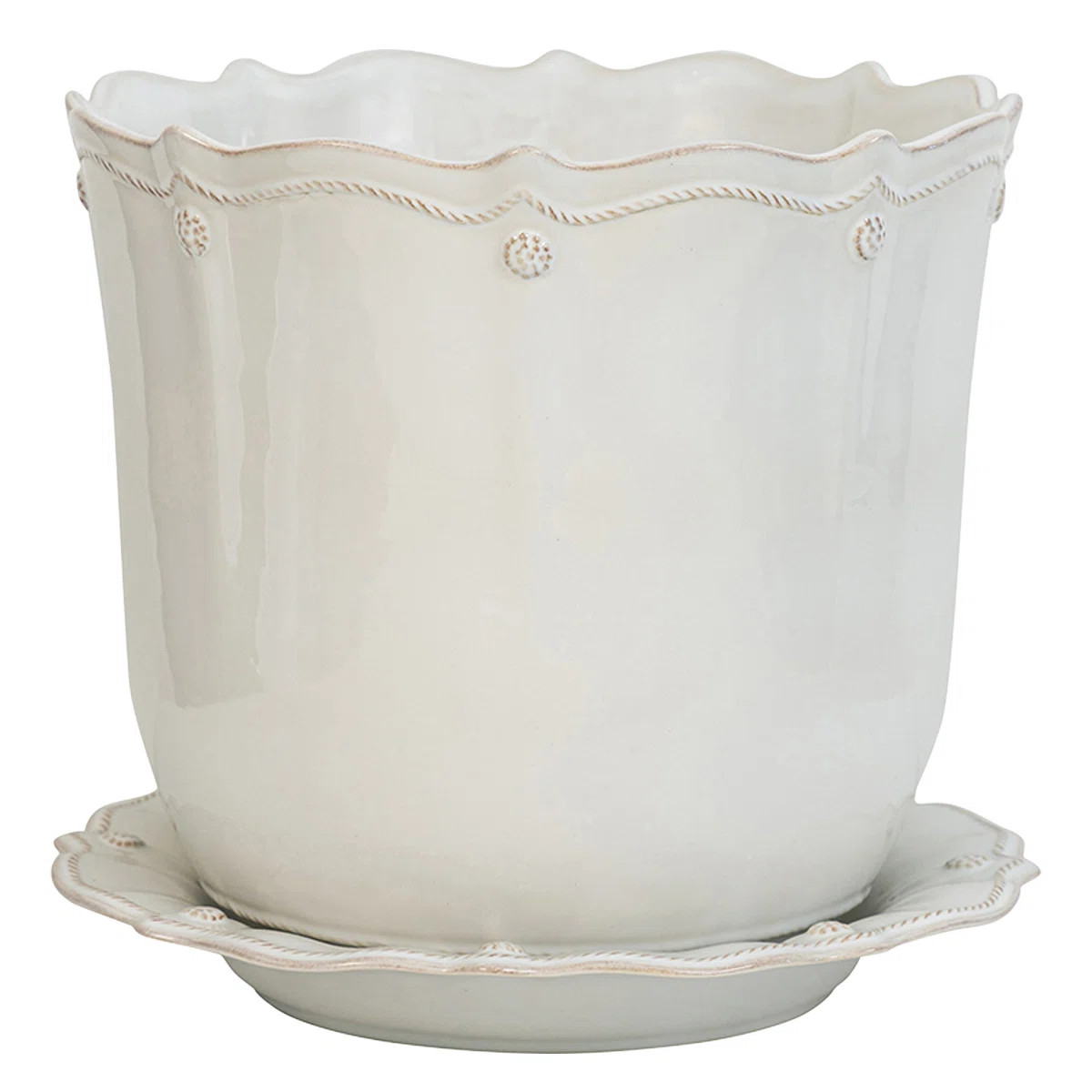 Juliska Berry & Thread 12" Planter - Whitewash | Wayfair | Wayfair North America