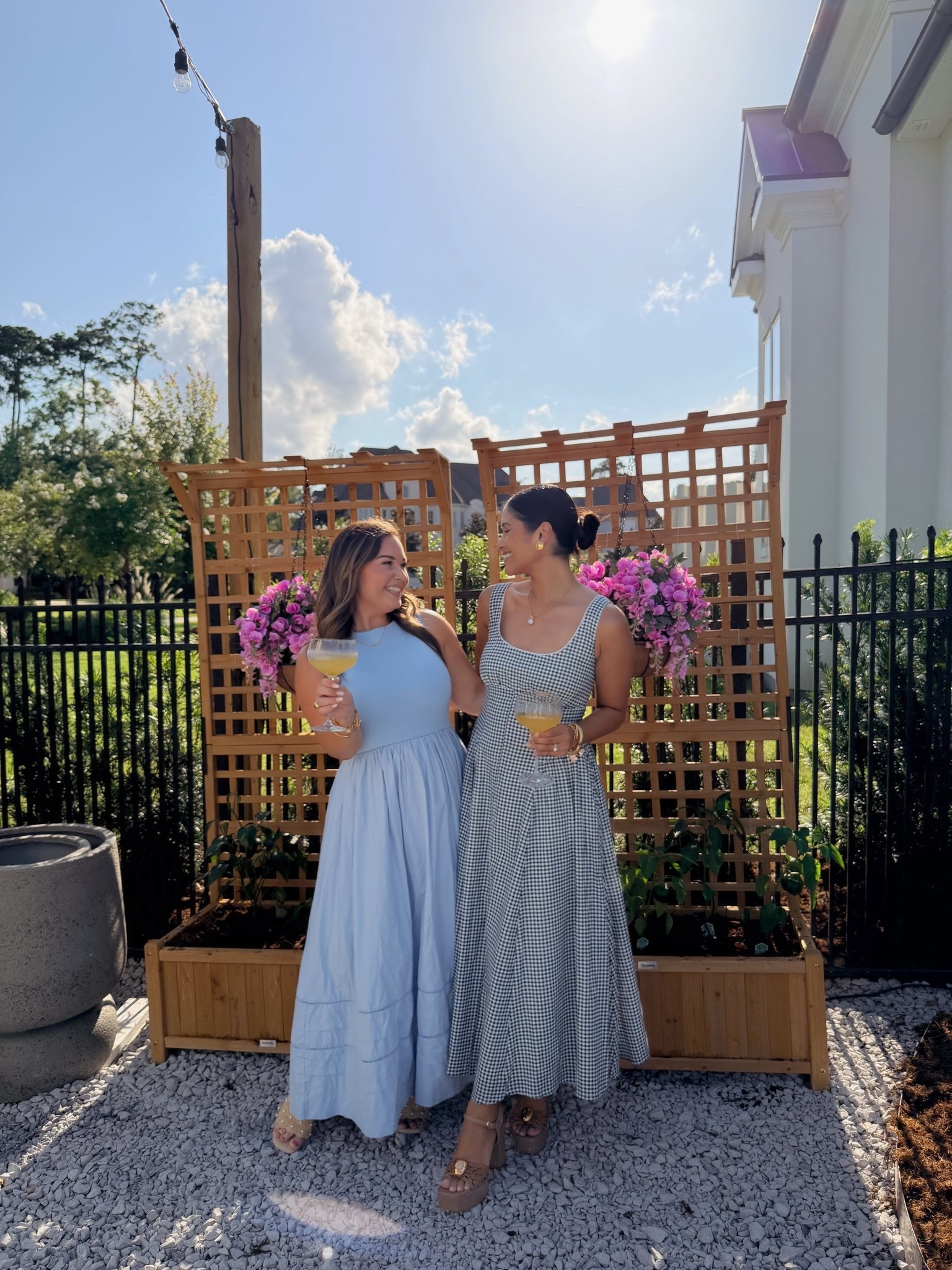 How cute is this midi dress from @abercrombie that comes in a ton of colors. I’m wearing the petite small here.  
Also, take extra 20%OFF my @giginewyork  bag and shoes with code: HAUTE20

#LTKSaleAlert #LTKootd